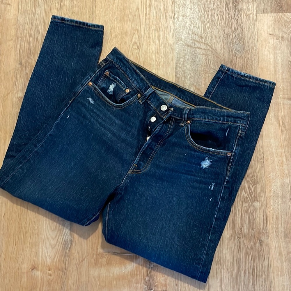 Levi’s Womens 501 skinny dark blue 31/28